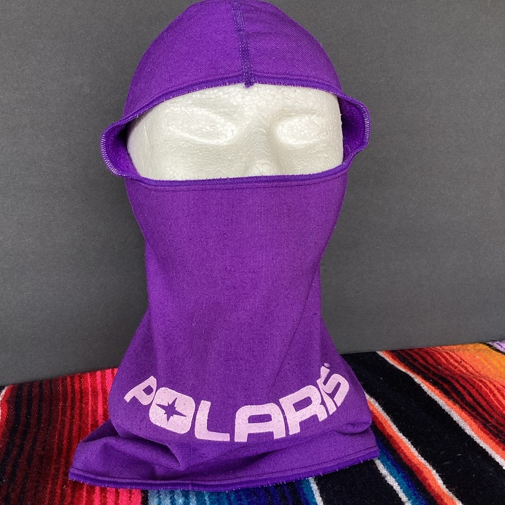 Vintage Polaris Polartec Face mask made in USA snowboarding skiing